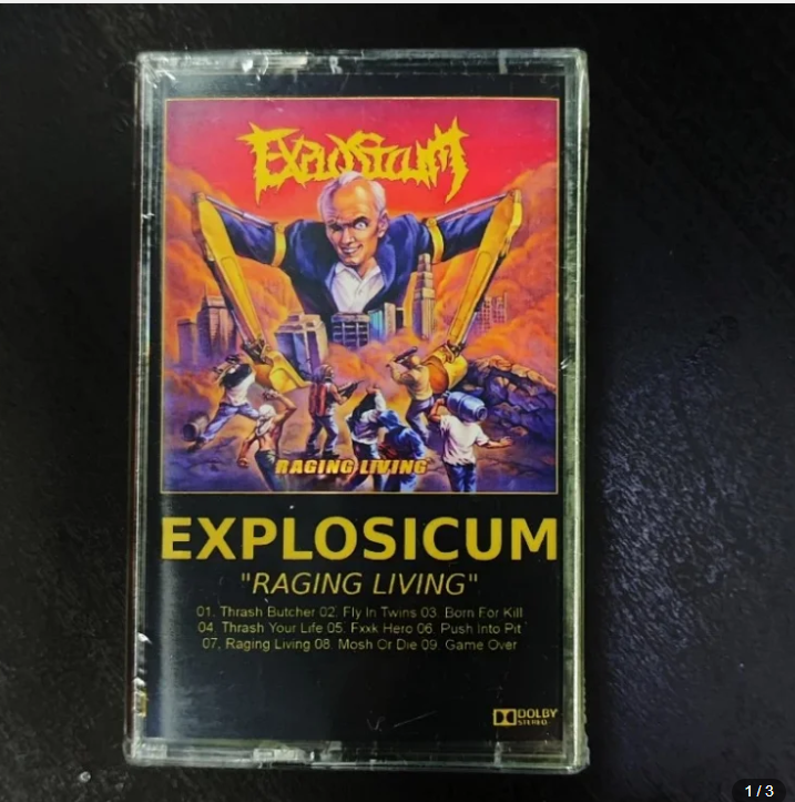 爆浆乐队 Raging Living (EXPLOSICUM) 德国产磁带 (Cassette)